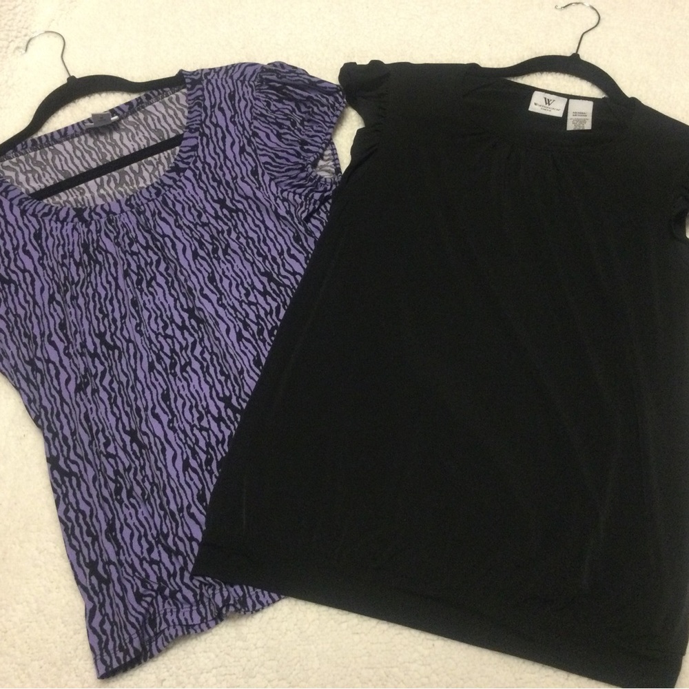 Worthington Short Sleeve Blouses